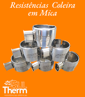 coleira mica com caneca